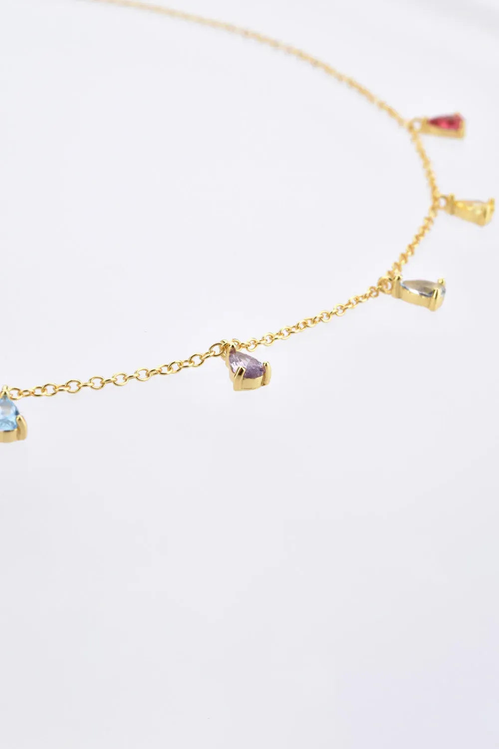 925 Sterling Silver Zircon Necklace Necklaces - Tophatter Daily Deals