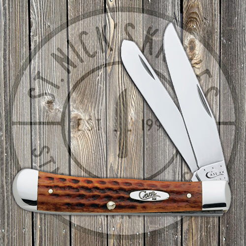 Case Trapper - Pocket Work Harvest Orange Bone - 07401 Traditional Knives - Tophatter Daily Deals