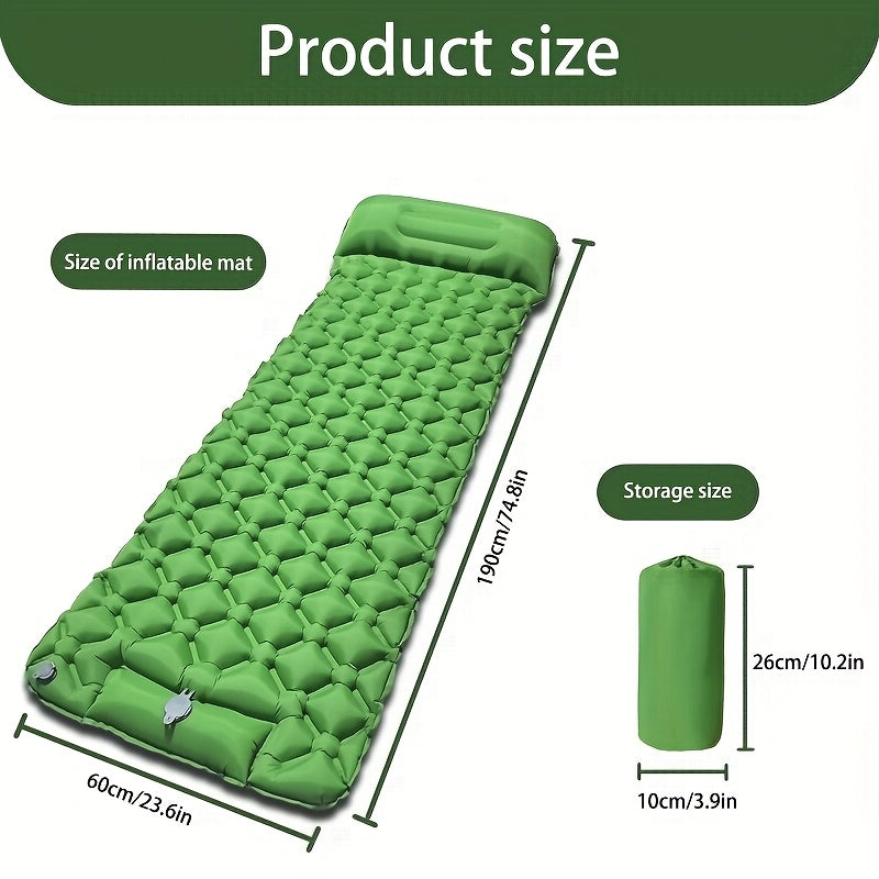 Inflatable Camping Mattress with Bag Outdoor Recreation > Camping > Sleeping Bags - Tophatter Daily Deals
