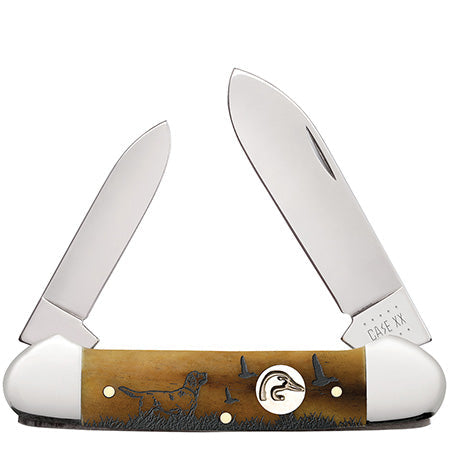 Case Canoe - Ducks Unlimited - Embellished Antique Bone - 07543 - Tophatter Daily Deals
