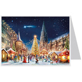 Freiburg Cathedral - Christmas Advent Calendar Greetings Card & Envelope Advent Calendar - Tophatter Daily Deals