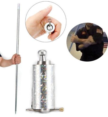 Pocket Staff Stainless Steel Compact Martial Arts Training - Tophatter Daily Deals