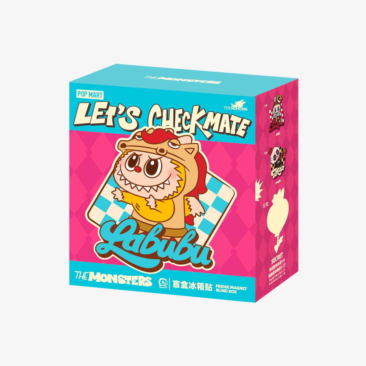 Genuine Pop Mart The Monster Labubu 'Let's Checkmate' Chess Adventure Series Fridge Magnet Unopened Blind Box Mythical - Tophatter Daily Deals