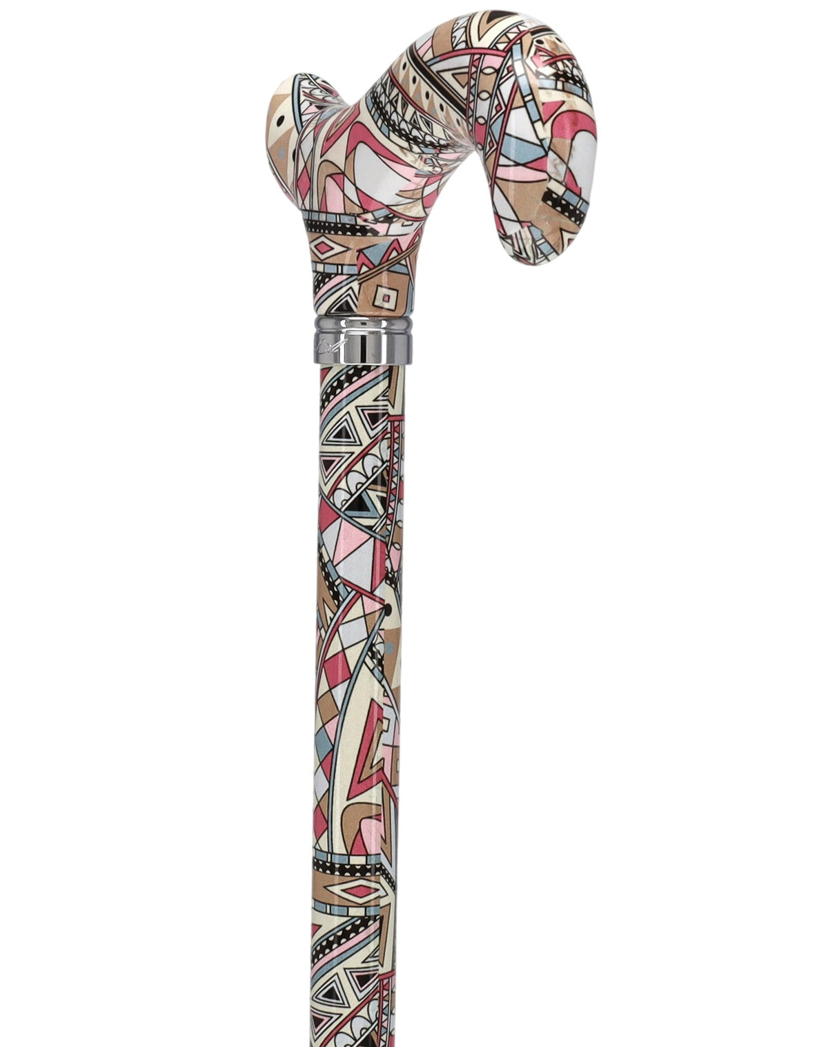 Majestic Style Designer Cane: Luxury Silk Scarf Option Adjustable Walking Canes - Tophatter Daily Deals