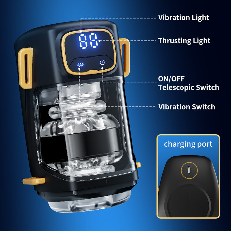 ThrustMate Pro Acmejoy - Wearable Male Masturbation Cup Thrusting 300 Thrusts/Min Stroker Masturbation Cup - Tophatter Daily Deals