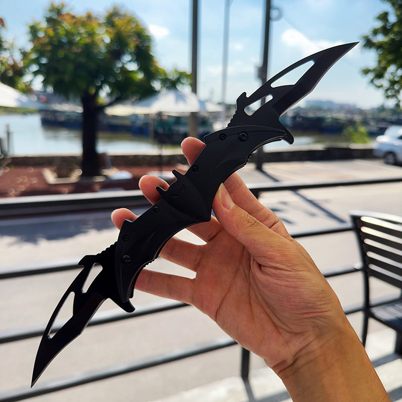 Batman Knife Twin 2 Blade Folding Knife - Tophatter Daily Deals