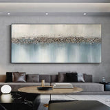 Abstract Foil Artwork Modern Decor Oil Painting On Canvas Lanscaple Pure Hand-painted Pictures Unframed C 0 - Tophatter Daily Deals