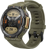Amazfit T Rex 2 Smartwatch T Rex 2 Dual Band Route Import 150 Built In Sports Modes Smart Watch Army Green 0 - Tophatter Daily Deals