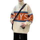 Oversized Turtleneck Sweater - Dropped Shoulder Knit Autumn 3D Changing Face Moving Picture Frame - Tophatter Daily Deals