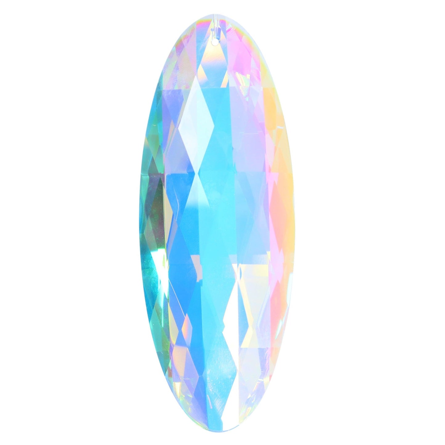 Big Crystal Pendant Light Catching Gift Pendant New Product 120mmAB color long oval 0 - Tophatter Daily Deals