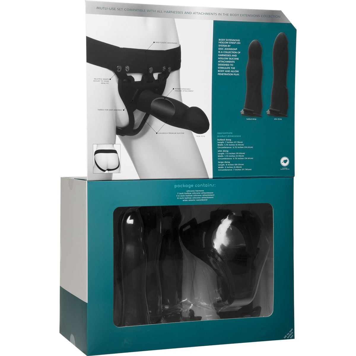 Body Extensions Be Ready Hollow Strap-On Set Strap-On Harness - Tophatter Daily Deals