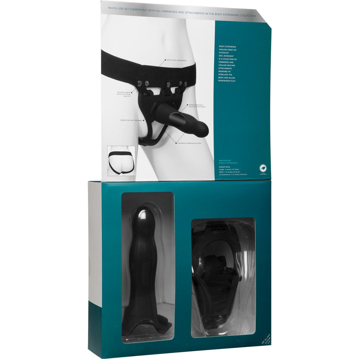 Body Extensions Be Daring Hollow Strap-On Set Strap-On Harness - Tophatter Daily Deals