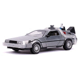 Back to the Future Part II – 1:24 DeLorean Time Machine Model Vehicle - Tophatter Daily Deals