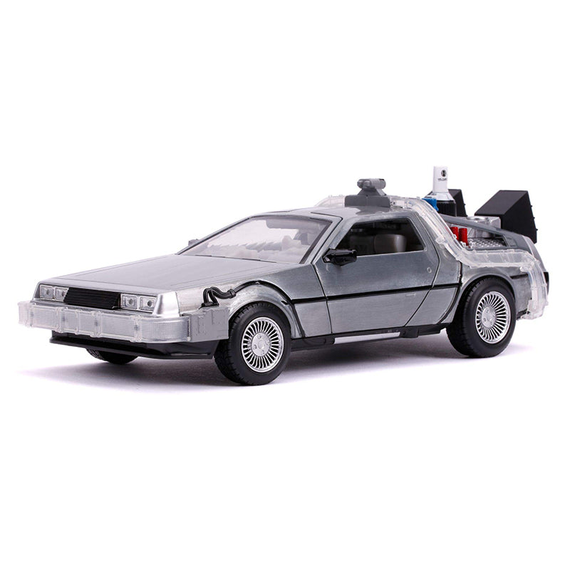 Back to the Future Part II – 1:24 DeLorean Time Machine Model Vehicle - Tophatter Daily Deals