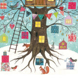Christmas Advent Calendar Christmas Treehouse | Traditional Door Advent Calendar Advent Calendar - Tophatter Daily Deals