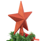 Stylish Red Star Christmas Tree Topper | Christmas Tree Star Xmas Star Tree Topper | Red Christmas Tree Decorations Tree Decoration - Tophatter Daily Deals