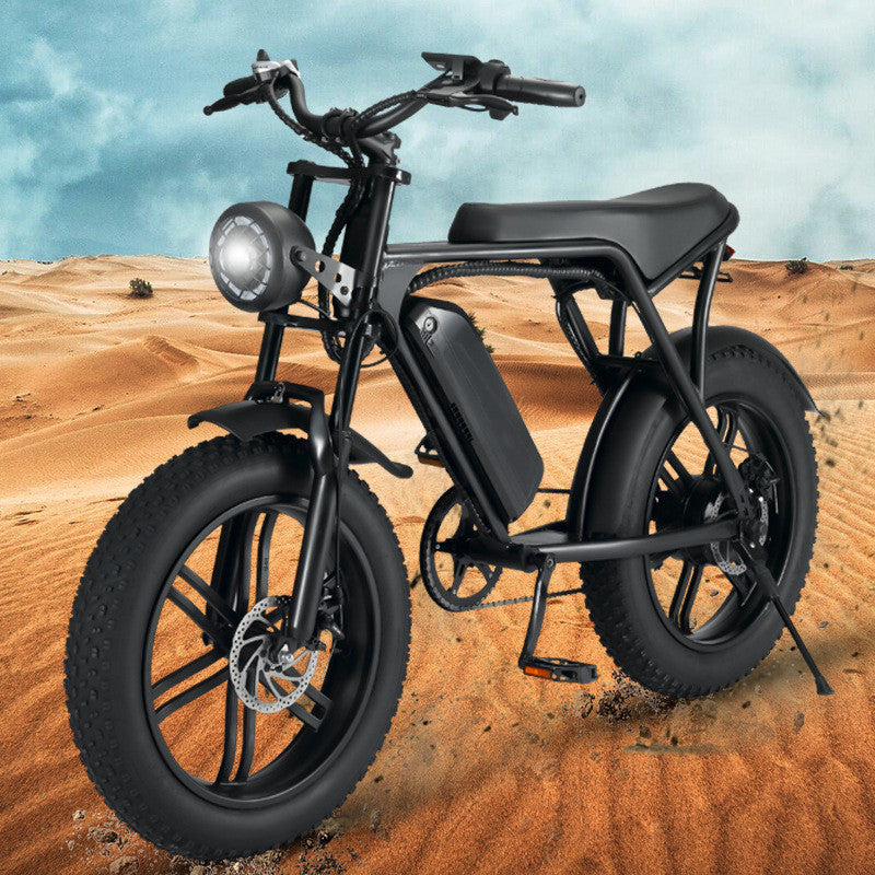 20 Inch 48 V Power Bicycle Fat Tire Snow 0 - Tophatter Daily Deals