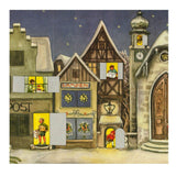 The little Town from 1946 | Freestanding Traditional Christmas Advent Calendar Advent Calendar - Tophatter Daily Deals