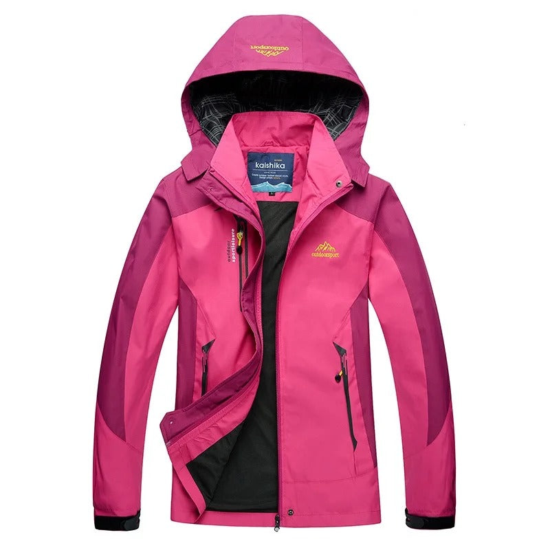 Waterproof Women's Ski Jacket - Midlength, Breathable Winter Pink - Tophatter Daily Deals