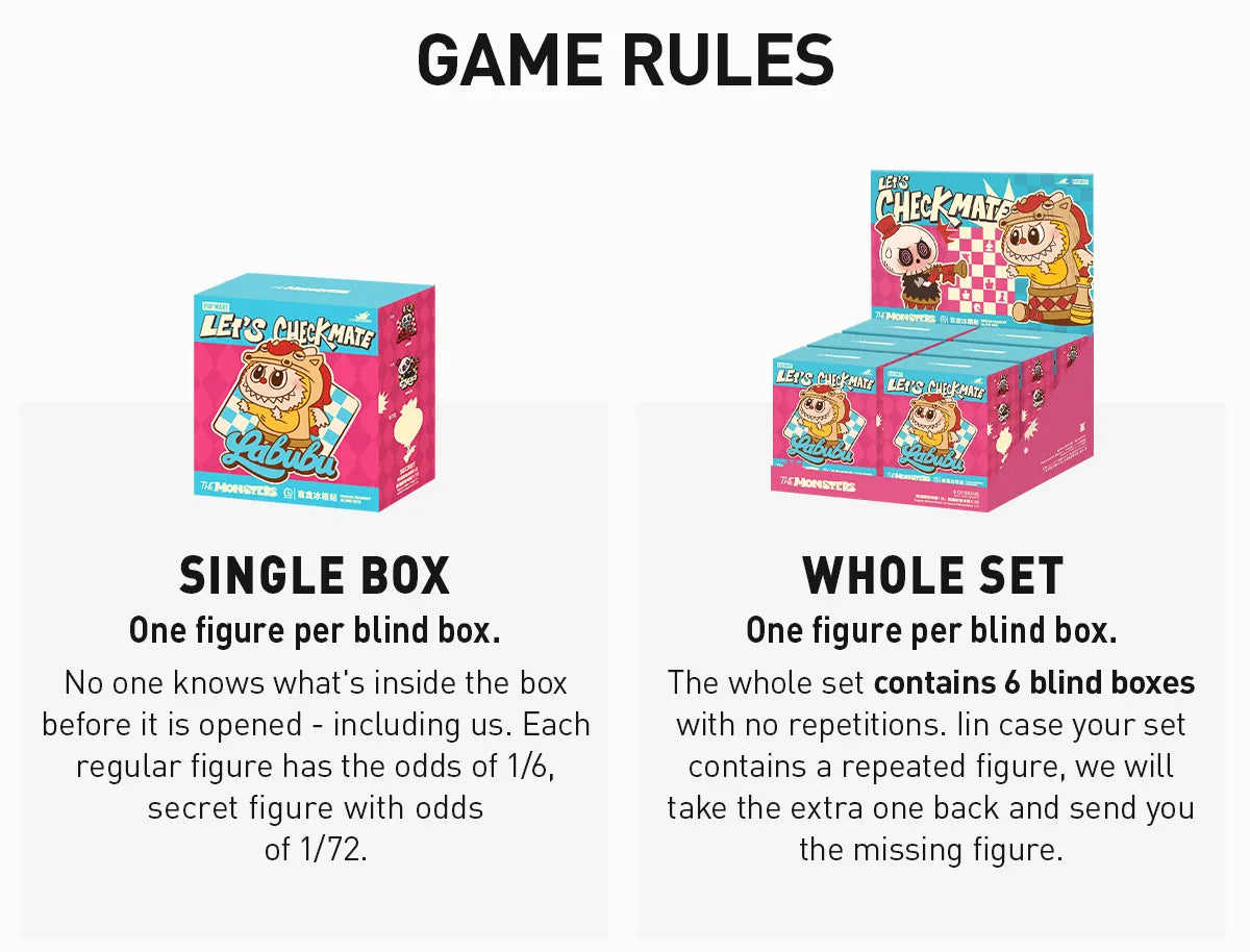 Genuine Pop Mart The Monster Labubu 'Let's Checkmate' Chess Adventure Series Fridge Magnet Mythical - Tophatter Daily Deals