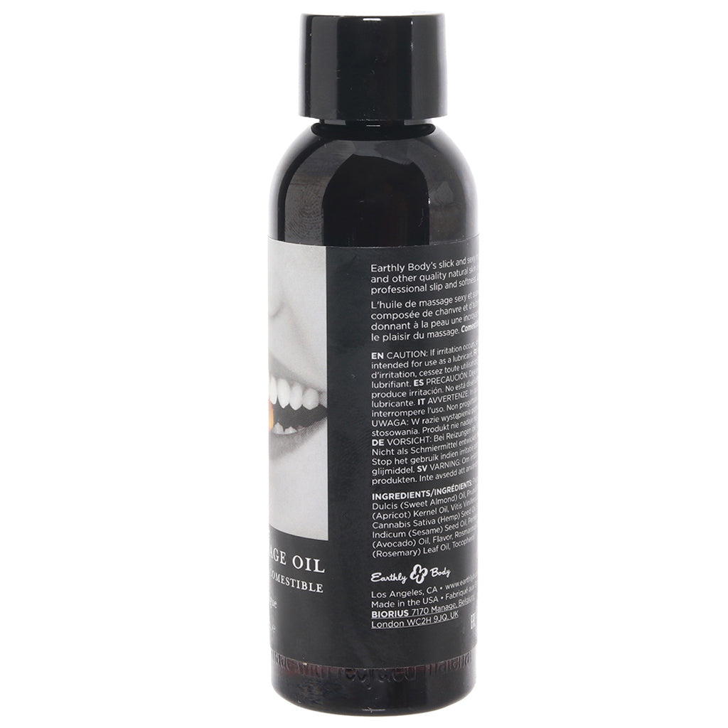 Edible Massage Oil 2oz/60ml in Succulent Strawberry Sensual Love > Massage - Tophatter Daily Deals