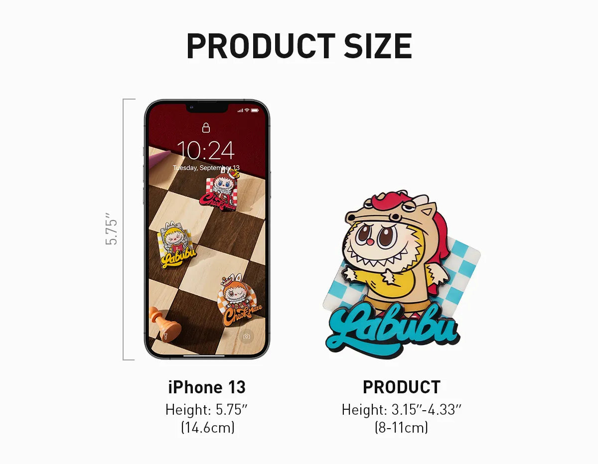 Genuine Pop Mart The Monster Labubu 'Let's Checkmate' Chess Adventure Series Fridge Magnet Mythical - Tophatter Daily Deals