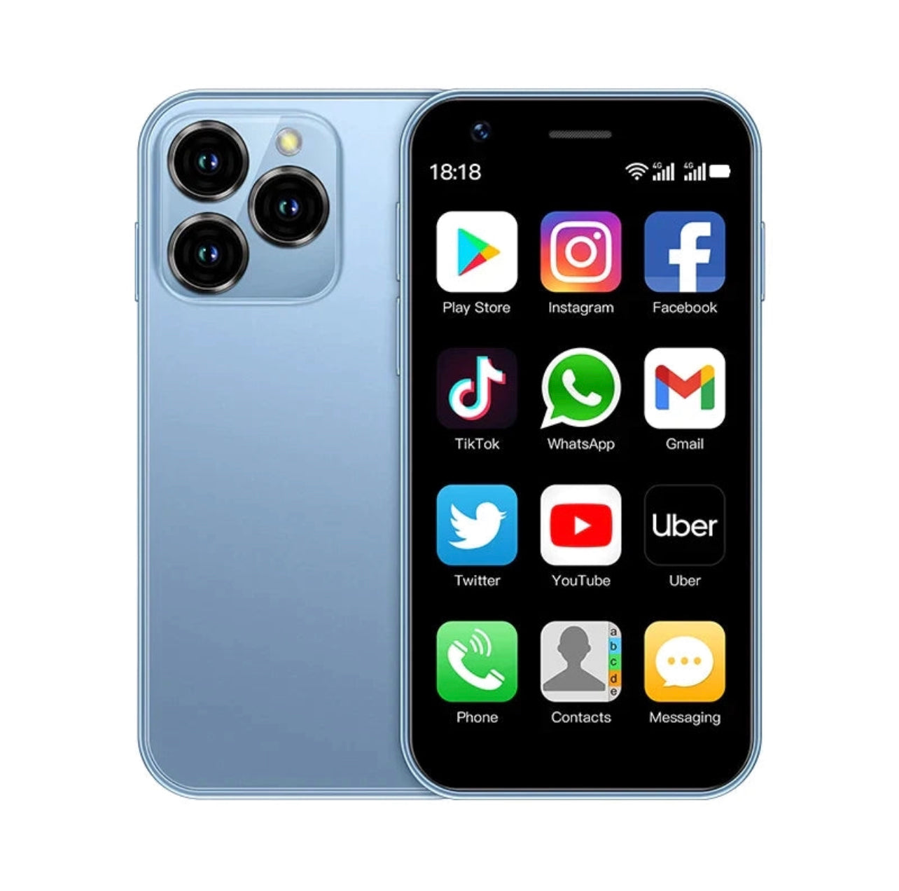 Mini Phone™️ Blue Edition - Tophatter Daily Deals