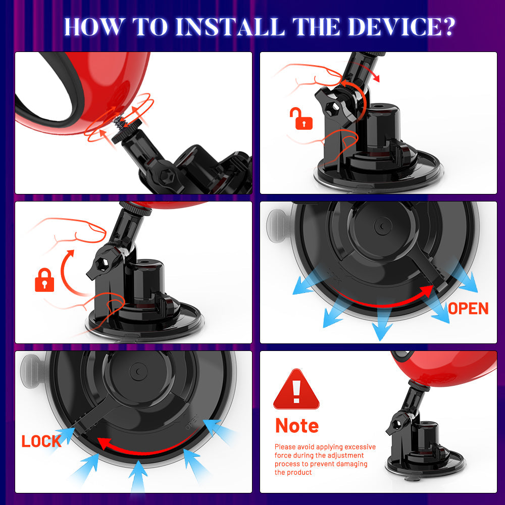 Acmejoy - 9 Thrusting Vibrating Heating Dildo Sex Machine Dildos - Tophatter Daily Deals