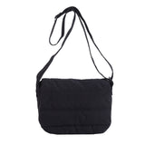 Afton Quilted Foldover Crossbody Black Handbags & Wallets - Tophatter Daily Deals