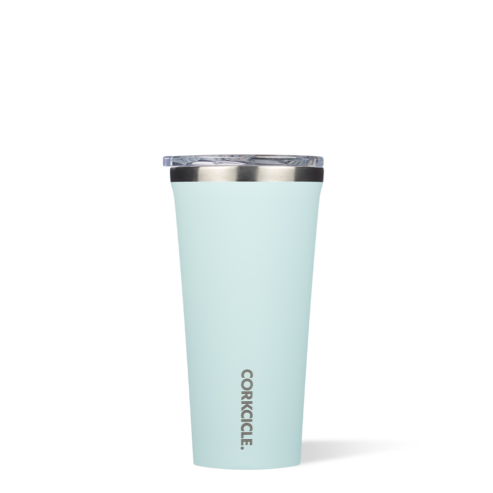 Classic Tumbler by CORKCICLE. Gloss Powder Blue 16oz Tumbler - Tophatter Daily Deals