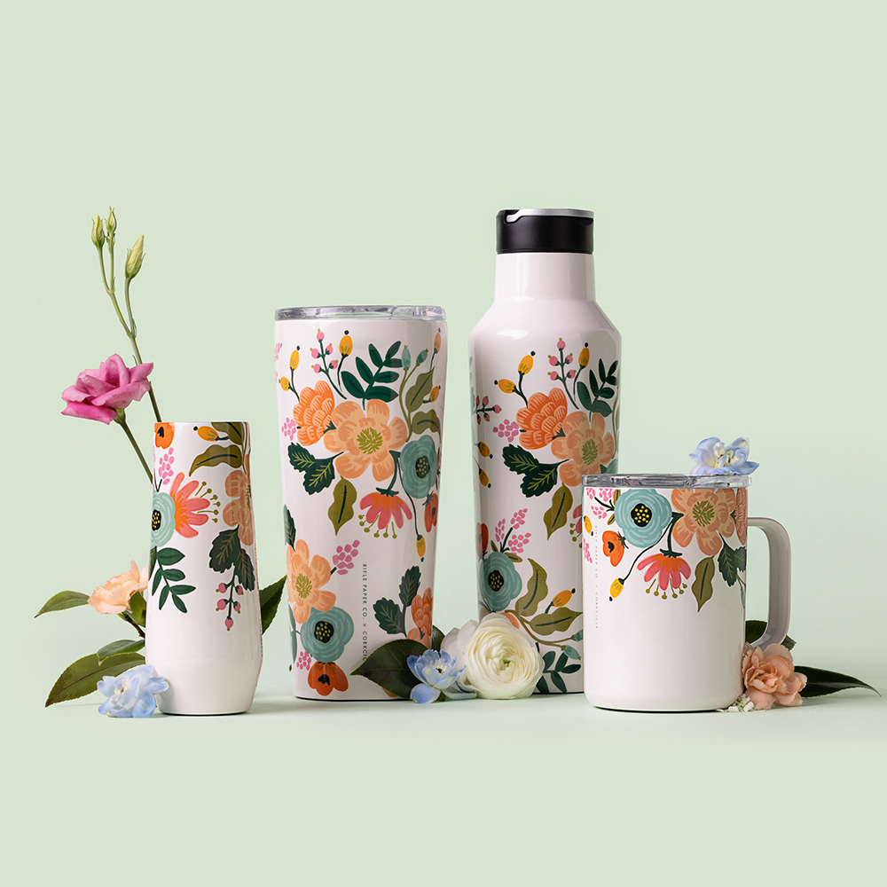 Rifle Paper Co. Sport Canteen by CORKCICLE. Canteen - Tophatter Daily Deals