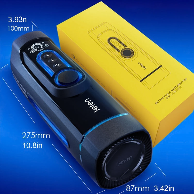 Acmejoy - Leten X9 IV Upgraded Piston Thrust Combination Heated Male Stroker with free Lubricant Masturbation Cup - Tophatter Daily Deals