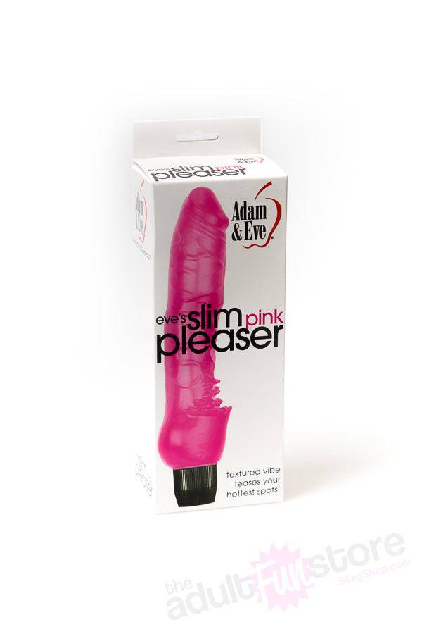 Adam & Eve - Eve's Slim Pink Pleaser Vibrator - Pink Sex Toy - Tophatter Daily Deals