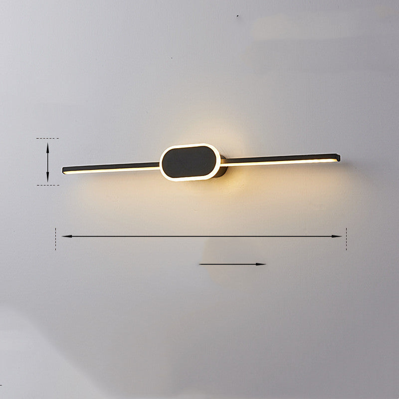 Bathroom Lamp Simple Modern Nordic Mirror Cabinet Dedicated B large black 0 - Tophatter Daily Deals