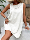 Asymmetrical Neck Sleeveless Dress Casual Dresses - Tophatter Daily Deals