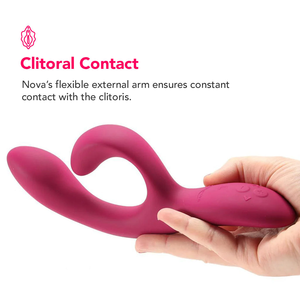 We-Vibe Nova 2 Rabbit Vibe in Fuchsia Vibrators > Rabbit Vibrators - Tophatter Daily Deals