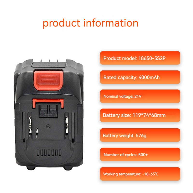 21V Brand New Power Electric Wrench Lithium Battery 0 - Tophatter Daily Deals