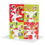 Reindeer Advent Calendar Card with Envelope | Christmas Advent Calendar Advent Calendar - Tophatter Daily Deals