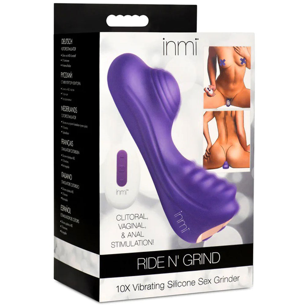 Purple Silicone Vibrating Grinder with Remote Control > Vibrators > Vibrating Pads - Tophatter Daily Deals