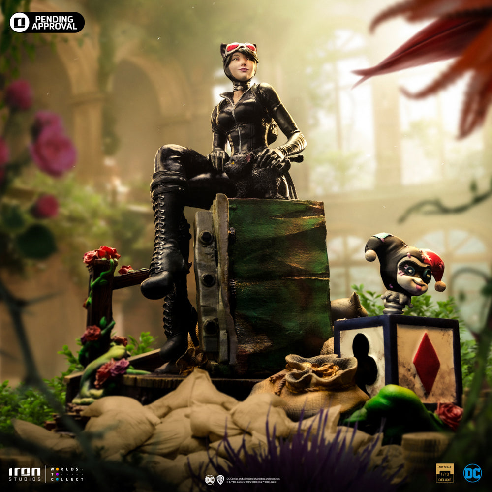 DC Comics – Catwoman (Gotham City Sirens) Deluxe Art Scale 1:10 Statue | Iron Studios Statue - Tophatter Daily Deals