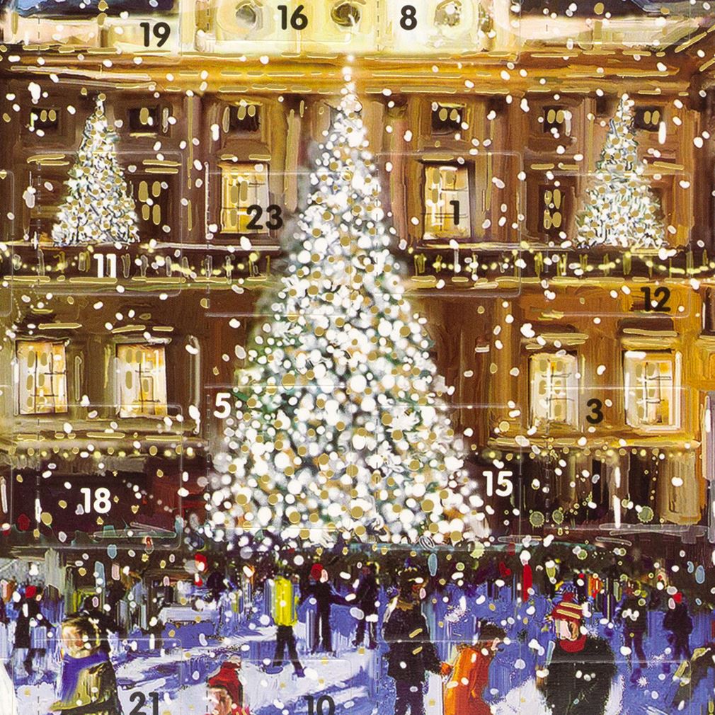 Christmas Skating Advent Calendar Greetings Card | Door Advent Calendar Advent Calendar - Tophatter Daily Deals