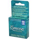 Kimono Microthin Plus Aqua Lube - 3 Pack > Essentials > Condoms - Tophatter Daily Deals