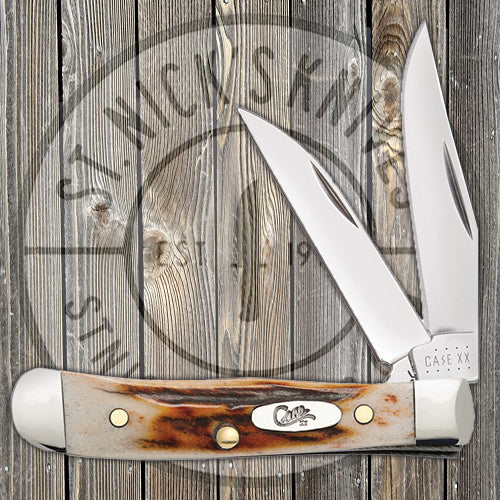 Case Tiny Trapper - Red Stag - 09580 Traditional Knives - Tophatter Daily Deals