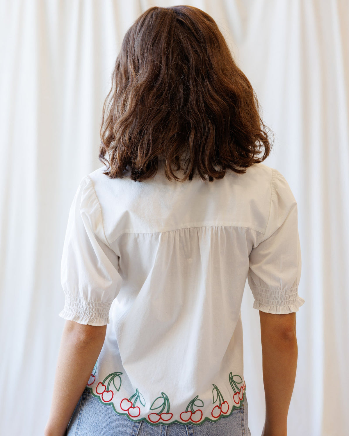 Cherry Cute Button Down Women's Tops - Tophatter Daily Deals