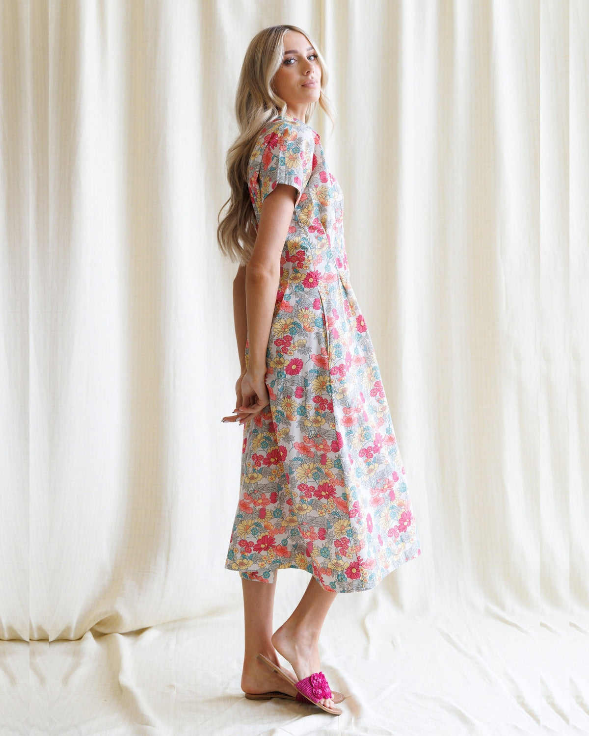 Pleated Shirtdress Women's Dresses - Tophatter Daily Deals