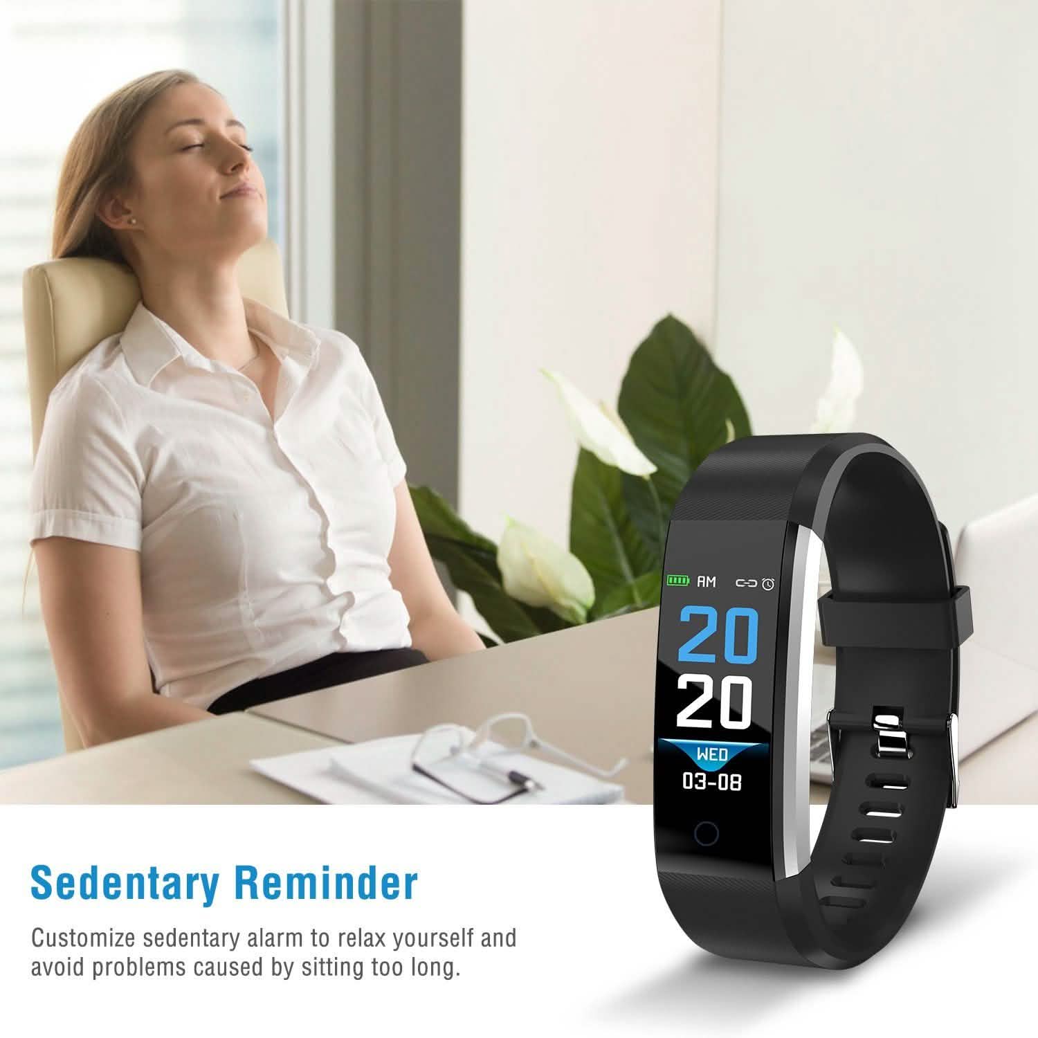 0.96-Inch Fitness Activity Tracker Fitness & Exercise - Tophatter Daily Deals