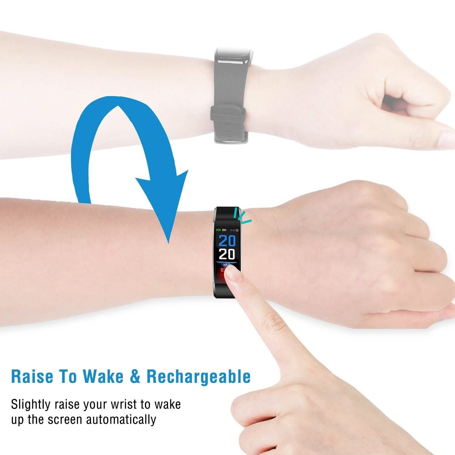 0.96-Inch Fitness Activity Tracker Fitness & Exercise - Tophatter Daily Deals