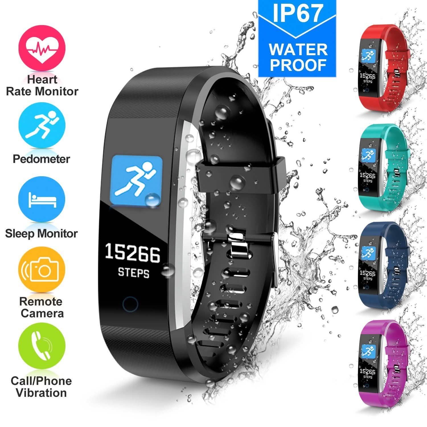 0.96-Inch Fitness Activity Tracker Fitness & Exercise - Tophatter Daily Deals