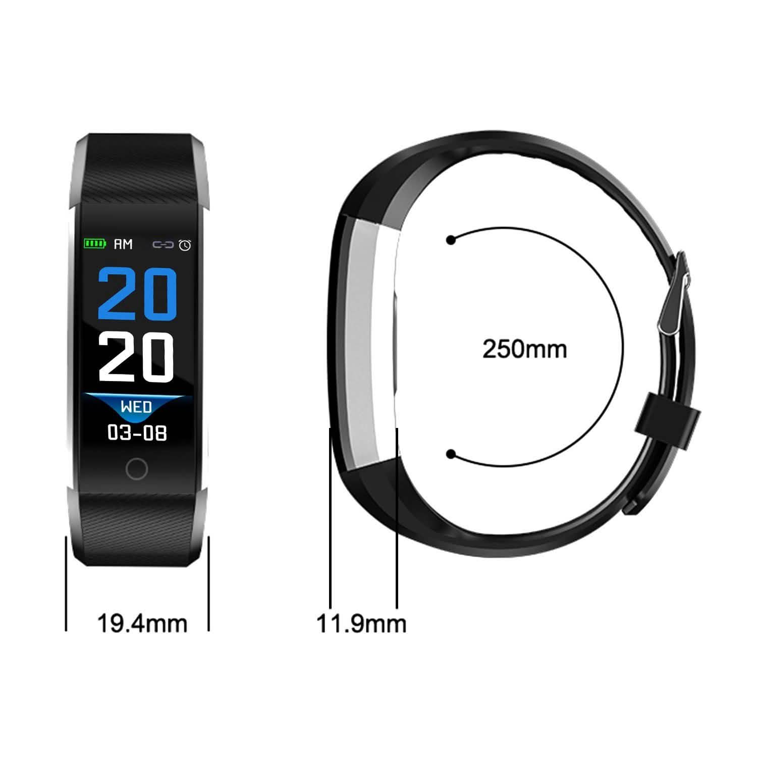 0.96-Inch Fitness Activity Tracker Fitness & Exercise - Tophatter Daily Deals