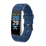 0.96-Inch Fitness Activity Tracker Dark Blue Fitness & Exercise - Tophatter Daily Deals